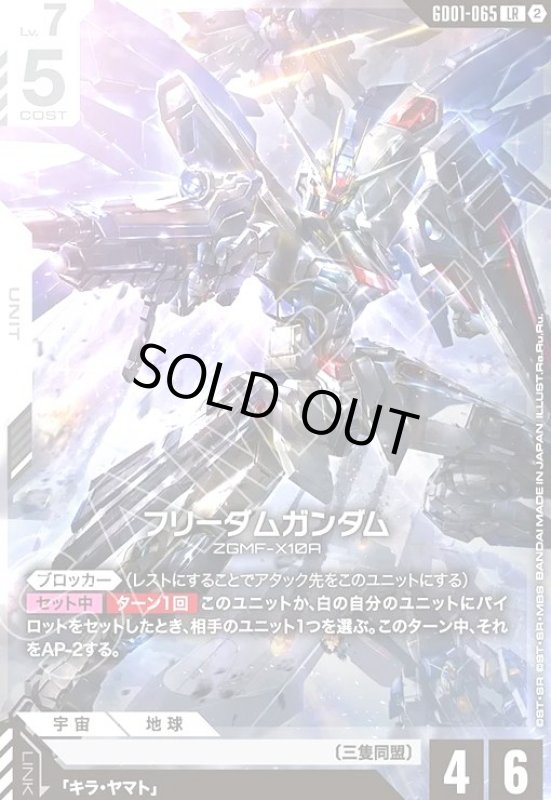 画像1: フリーダムガンダム(LR/ノーマル仕様)(GD01-065) (1)